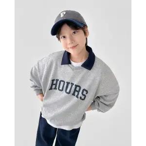 [리틀브로] (아동)레터링카라맨투맨[티셔츠BFIT494A]