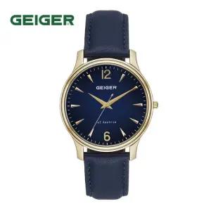 가이거(GEIGER) 남성 가죽 시계 GE1236GDBU M