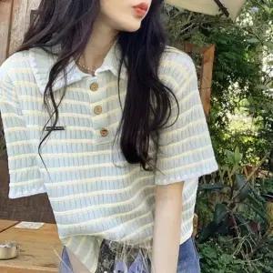 카라 단가라 티셔츠 반팔 귀여운티셔츠 벨롱