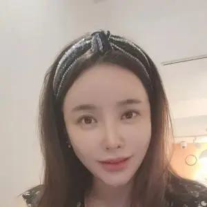 글리터 펄 큐빅 꼬임 헤어밴드 와이드 반다나 명품 머리띠