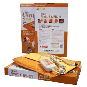 황토 맥반석 전기찜질기(35cm×25cm)/복부,허리찜질팩,온열찜질기,어깨,무릎전기뜸질기