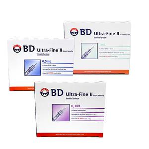 BD 울트라파인2 인슐린 주사기 100개 0.3ml 0.5ml 1ml 비디 펜니들