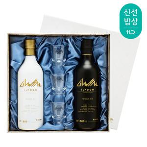 [품질보장]안동소주일품 골드세트 오크통숙성 21도,40도 각1병