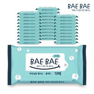 BAEBAE(베베) 아기물티슈 비데용 10매 30팩