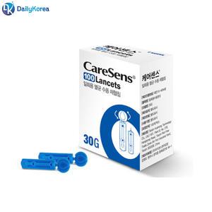 케어센스30G 일회용 수동 채혈침 100개 멸균침 란셋 D