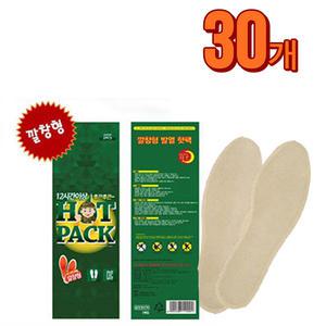 깔창 발핫팩 30켤레 60매 KC인증 군인 군용 신발핫팩