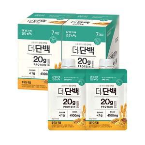 [빙그레] 더단백 파우더 곡물 32g 14개(7개입x2개) / 단백질 쉐이크