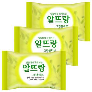 알뜨랑 비누 그린올리브 140G*3개