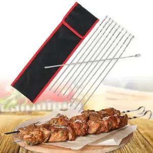 엣모어 캠핑 바비큐 꼬치 10p 스텐 바베큐 꼬치