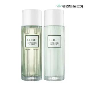 김정문알로에 큐어 피토 그린 토너+에멀젼 130ml