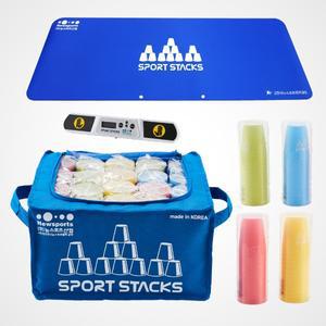 뉴스포츠 스포츠스택 주니어 스쿨 풀세트 컵20세트 타이머 매트