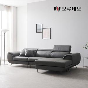 [신세계라이브쇼핑]BIF보루네오 디에르 아비오 천연통가죽 4인 카우치 소파