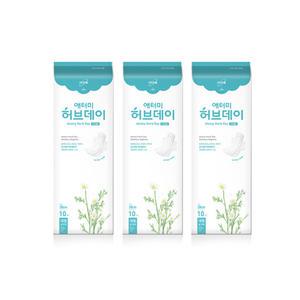 애터미 허브데이 생리대 대형 3팩
