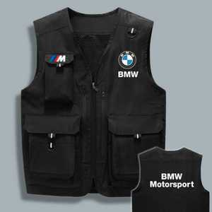 오토바이 반사 조끼 남녀공용 배달 자켓 야광 BMW 안전 의류