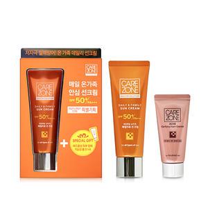 케어존 데일리 앤 패밀리 선 크림 특별기획