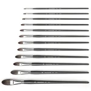 화홍 미술 유화 아크릴붓 815F (평붓) 천연모 납작붓 1호~30호 낱자루