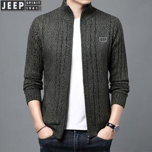 JEEP SPIRIT  남성 새로운 카디건 두꺼운 재킷 2606
