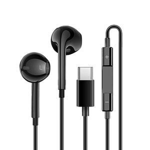 오픈형 C타입 유선 이어폰 마이크내장 리모컨 통화 음악 OEF-DCT8