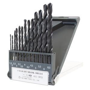 (국산) 하이스드릴13조 스트레이트 생크 드릴비트세트 철기리 HSS