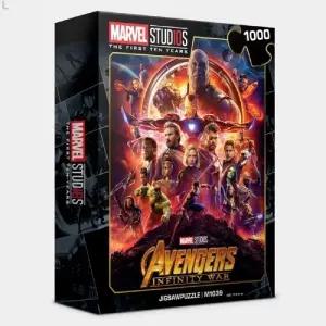 1000P 퍼즐 마블 10주년 에디션 어벤져스/직소 MCU 영화 어린이 성인 1000피스 놀이 장난감 키덜트 취미