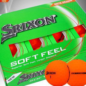 [던롭][스릭슨]SRIXON 소프트필 14 무광골프볼(2피스)(12알)(오렌지)