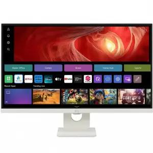 LG 스마트모니터 27U731SAW 69cm(27인치) 4K UHD IPS HDR10 자동밝기조절 상하각도 내장스피커 USB-C HDMI PD충전 webOS 24 OTT 감상