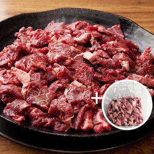 [다정한우] 1++등급 국거리 600g+한우찌개거리(육수용)200g 드림