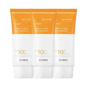 싸이닉 엔조이 퍼펙트 데일리 파우더 썬크림 EX 50ml 3개