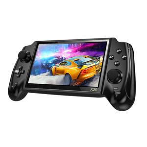 PSP 4 3 인치 게임 게임기 옛날 블랙 카메라 64G IPS 불러일으키는