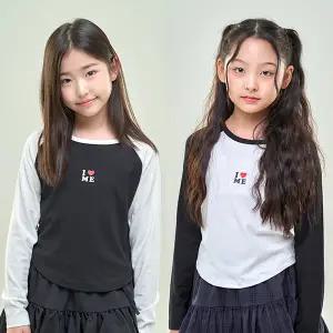 알럽 나그랑 티셔츠 맨투맨 / 여아 주니어 의류 초등학생 옷