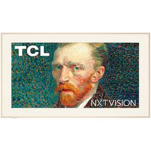 TCL 65인치 클래스 NXTVION 시리즈 QLED 4K UHD 구글 스마트 TV 캔버스 스타일 아트 프레임 - QLED, 120Hz, 매트 안티 글레어 화면, 무료 베젤 및 프레임, Atmos, 포함 (65A300W, 2024 모델)