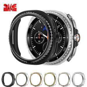 삼성 갤럭시 시계 8 클래식 46mm 보호대 하드 PC 범퍼 쉘 Watch8 케이스 보호용 베젤 링 + 커버