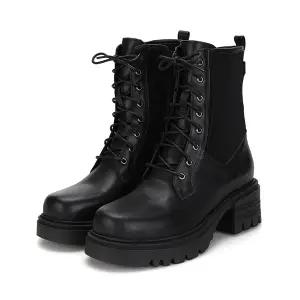BABARA 소가죽 몰드창 여성워커부츠 5.5cm_BBF857BK
