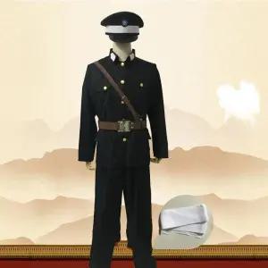 일본 군복 유니폼 장교 연극 코스프레 남성 순사 의상 어센틱 홈 맨즈 토탈 드라이핏 매치
