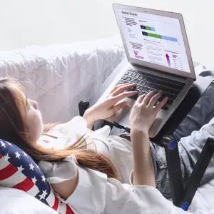 노트북 테이블 거치대 각도조절 눕서대 스탠드받침대 태블릿책상 침대
