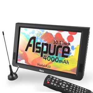 자동차, 카라반, 캠핑, 야외 또는 주방용 10인치 휴대용 디지털 ATSC TFT HD 스크린 프리뷰 LED TV. 내장 배터리 TV/모니터, 멀티미디어 플레이어 지원 USB 카드 LEDSTAR