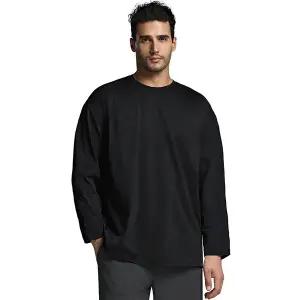 테슬라 남성 소로나 사계절 오버핏 긴팔 티셔츠