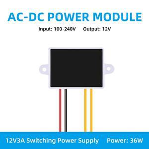 범용 AC-DC 전원 모듈 전자 제품용 고효율 전압 변환기 100-240V 입력-220V 출력 12V 3A 36W