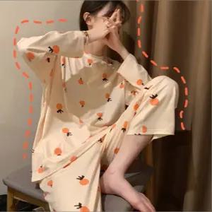 여성 잠옷 긴팔세트 파자마 간절기 잠옷세트 긴팔 상하세트 홈웨어