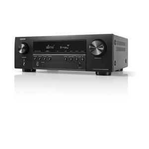 데논 AVR-S570BT AV 리시버 5.2 채널 8K 울트라 HD 오디오 및 비디오, 스테레오 리시버, AVR 무선 스트리밍 블루투스, (4) HDMI 입력, eARC, 설정
