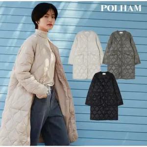 국내백화점 폴햄 POLHAM 여성 퀼팅 롱 패딩(PHE4JP2950) 259494