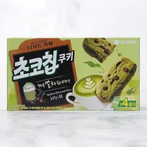 오리온 초코칩쿠키 제주말차라떼맛 256G