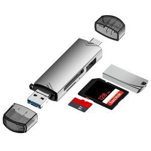 6In 1 USB 3.0 카드 리더기 SD TF U 디스크 Usb 플래시 드라이브 OTG 어댑터 변환기 노트북 PC 유형 핸드폰