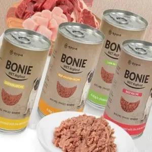강아지 웨트캔 375g 반려견 사료 4종 고양이 보니 습식캔 (WFK7GA4)