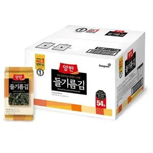 [NS홈쇼핑]동원 양반 들기름김 식탁김 54개(1box)[35525713]