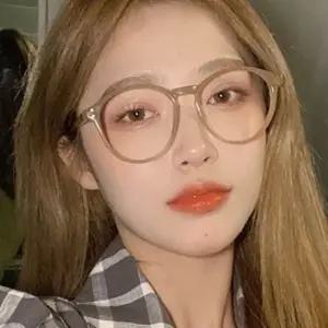 유광 뿔테 원형 안경테 남녀공용 (WFK83GX)