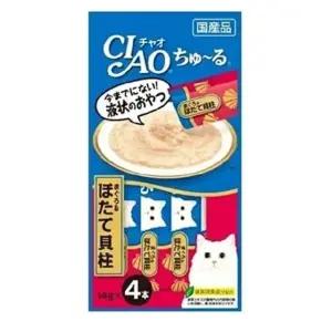 고품질 고양이 반려묘 츄르 영양 간식 참치 가리비관자 4본입 (WDDF2C1)