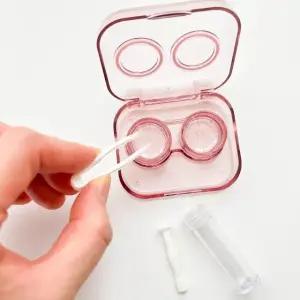 고품질 휴대용 여행용 콘택트 렌즈 케이스 투명보관함 (WDEE723)