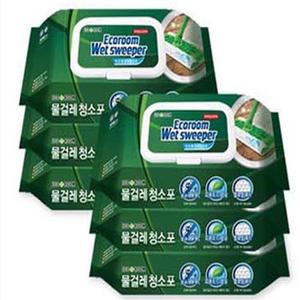 에코룸 피톤치드 고급형 물걸레청소포6팩(180매)