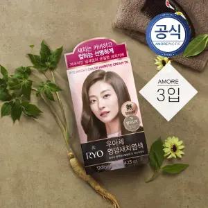 려 우아채 영양 새치염색 밝은갈색 7N 120g 3개